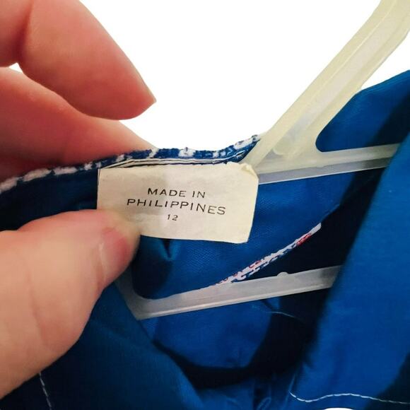 Vintage Catton Candy Baby Blue White Houndstooth 12 Months - Picture 4 of 5